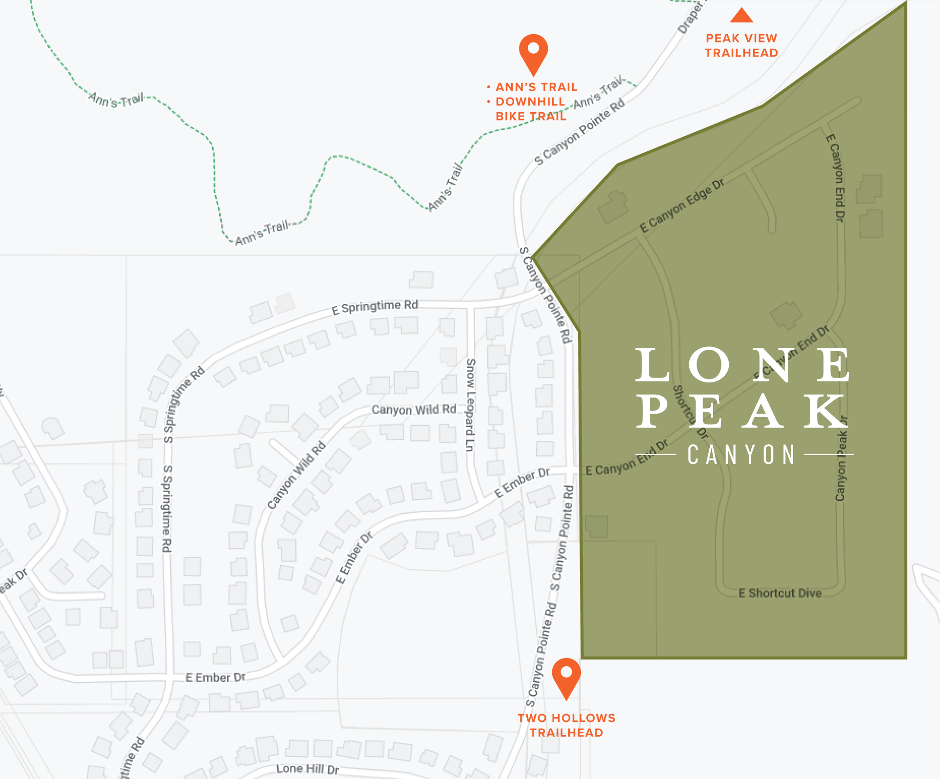 Lone Peak Canyon Map-01